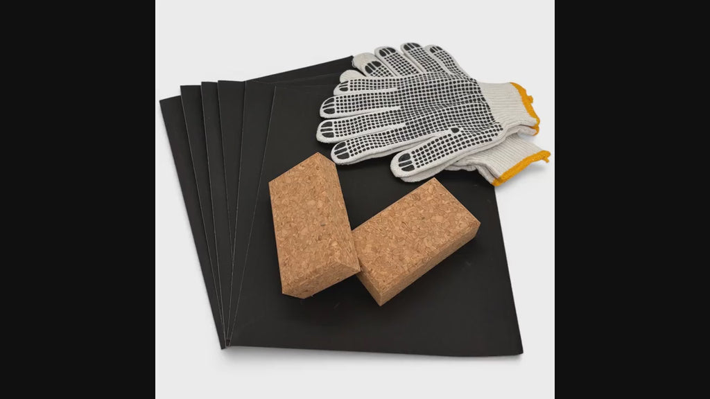 Schleifpapier Set Premium langlebig für Holz Metall Lack verschiedene Körnungen