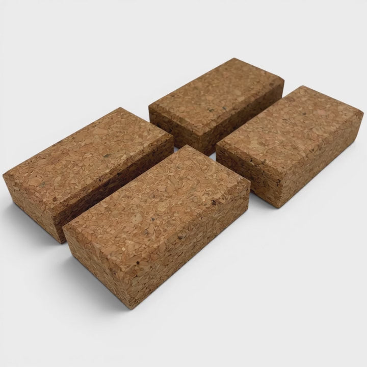 Schleifklotz Kork Set 4 Stück – ergonomischer Handblock