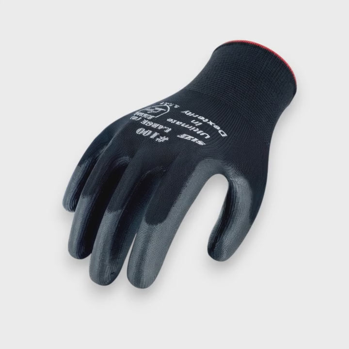 ProGrip Nitril Arbeitshandschuhe 5er Pack rutschfest beschichtet Montagehandschuhe