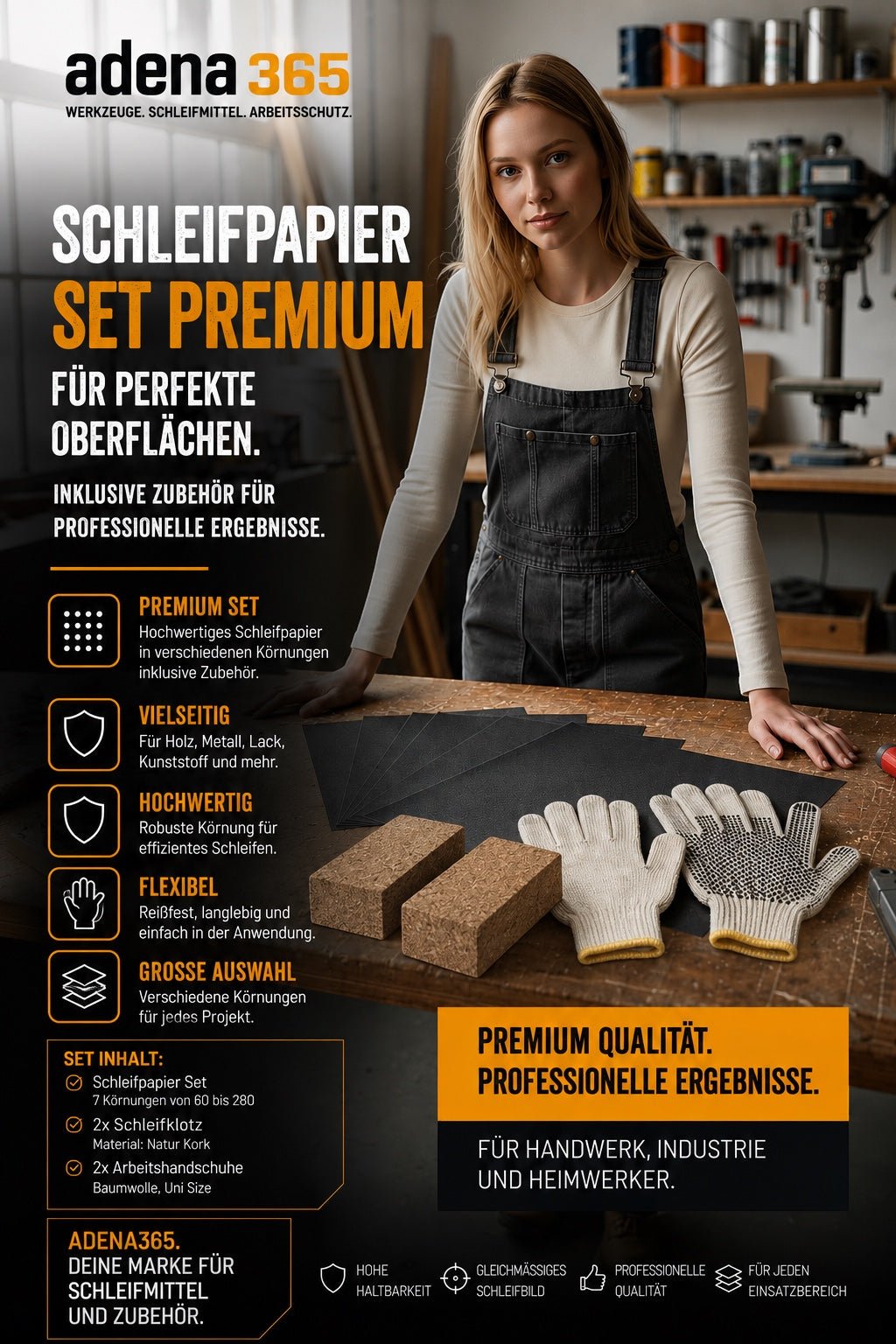 {{ product_title }} – {{ variant_option1 }} – Schleifpapier Set – adena365